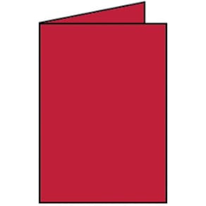Faltkarte Rössler Paperado A5 HD, rot matt