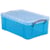 Opbergdoos Really Useful Box 9 liter, transparant helblauw