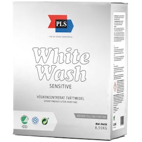 Tvättmedel PLS White Sensitive 8,55kg