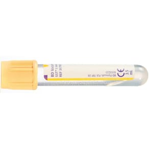 Hemogardrör SST gul 5/3,5ml 100/FP