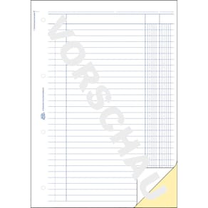 Buchungsdurchschreibebuch Avery Zweckform, A4, 2x40 Blatt, SD