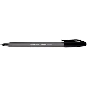 Bläckkulpenna PAPERMATE InkJoy 100 Cap Fine Svart, 0.8mm, 50st