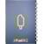 Schrift Atoma Sorbet, ft A4, 144 bladzijden, geruit 5 mm, blauw