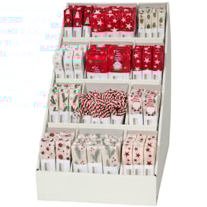 Präsenter GOLDINA Weihnachts-Zierband, 138-teilig, sortiert