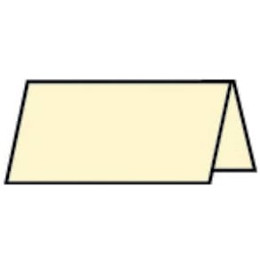 Tischkarte Rössler Paperado, 10 x 10 cm, chamois