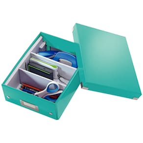 Sorteringslåda M Click&Store WOW isblå