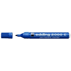 Märkpenna Edding 2000C Blå, konisk, 3mm, 10st