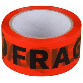 Verpakkingstape Zonder merk Fragile breekbaar, ft 50 mm x 66 m,  