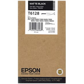 Bläckpatron EPSON C13T612800 mattsvart