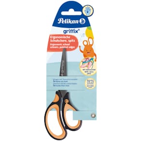 Schulschere Pelikan griffix, rechts, Neon Black