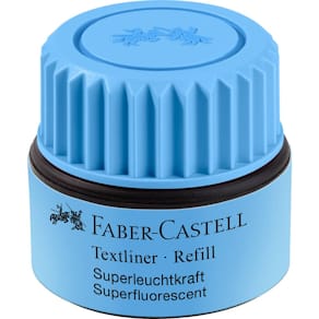 Nachfüllflasche Faber-Castell Textliner 1549, blau