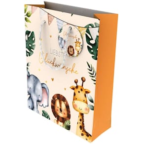 Geschenktragetasche EigenArt Liebste Glückwünsche, bunt, 180 x 80