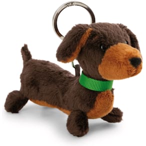 Schlüsselanhänger NICI Dackel, 10 cm, liegend