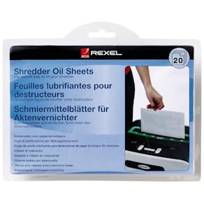 Oljeblad REXEL till dokumentförstörare, 20/FP