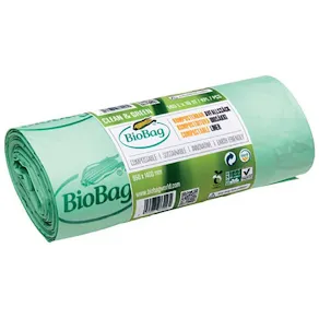 Insatspåse BIOBAG 50L 17my grön 32/rl