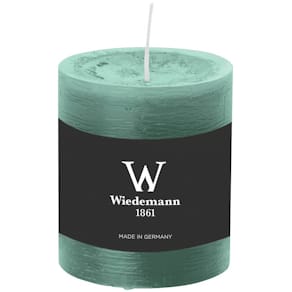 Stumpenkerze D-LUX MARBLE, 80x68 mm, eukalyptus