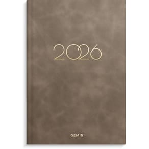 Lommekal GRIEG Gemini 2026 Colore brun