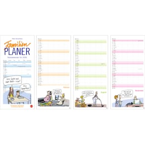 Familienplaner Heye, 21 x 45 cm, 5-spaltig