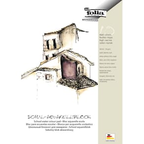 Aquarellblock Folia Schule, A4