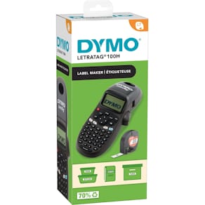 Beletteringssysteem Dymo LetraTag LT-100H, zwart