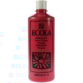 Plakkaatverf Talens Ecola, flacon 1000 ml, karmijn