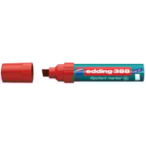 Flipchartmarker edding 388, 4–12 mm, rot