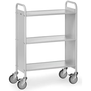 Transportwagen FETRA, grau, 3 Böden, 2 Seitenwände