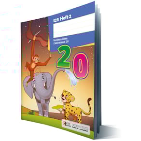 Übungsheft HEFTE HELFEN 123 Heft 2, Rechnen, Zahlenraum 1-20, 64 