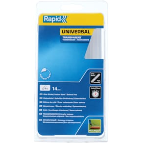 Limstave Rapid 12 mm til limpistol, 14 stk