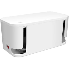 Kabelbakke med grenudtag hvid