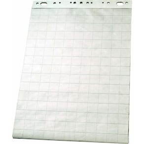 Flipoverpapir Esselte hvid 600×850 mm, 50 ark