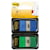 Index tabs Post-it Standaard Duo Pack, 100 tabs, groen/blauw