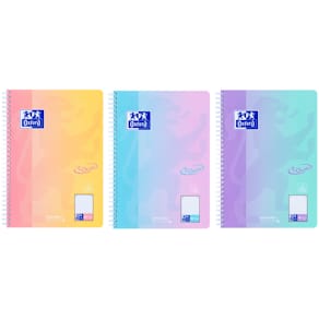 Collegeblock Oxford Touch, B5, 80 Blatt, punktkariert, sortiert