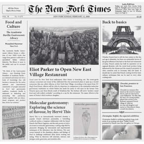 Madpapir PE-belagt Newspaper, 288x300 mm, 500 ark