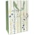 Geschenktragetasche BRAUN+COMPANY Blumenwiese, grün