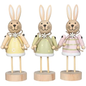 Osterhase Kiefer, bunt sortiert