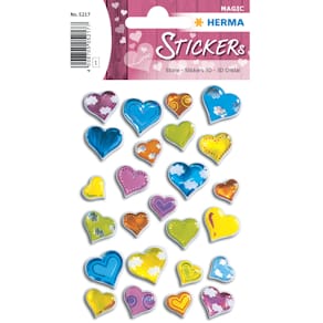 Schmucketiketten HERMA Herzen Stone, 25 Stück