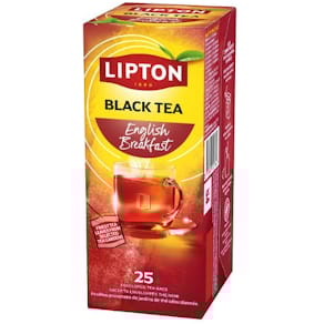 Te LIPTON påse English Breakfast 25/fp