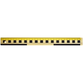 Linjal Plast, 30cm, dm/cm/mm-grader, 10/fp