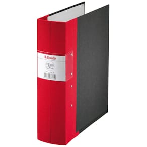 Gaffelpärm JOPA A4 Trärygg Röd, 80mm