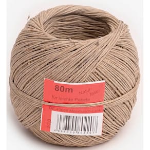 Bindfaden WIHEDÜ fein, 2-fach, beige, 80 m, 100 g
