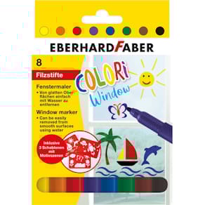 Fenstermarker Eberhard Faber Colori, 8 St., 1–2 mm