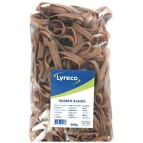Gummiband LYRECO 125x8mm 500g 200/fp