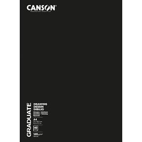 Skizzenbuch Canson Graduate Softcover, A4, 20 Blatt, schwarz