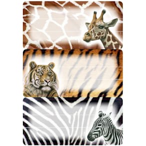 Buchetikett HERMA Afrikanische Tiere, sortiert, 9 Stück