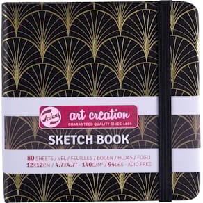 Schetsboek Talens Art Creation, Art Deco, 12 x 12 cm