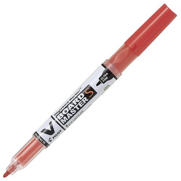 Whiteboardpenn PILOT V-Board UF rund rød