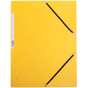 Gummizugmappe Q-CONNECT, Karton, gelb