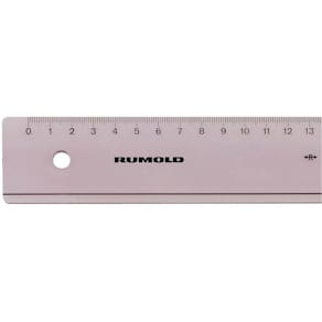 Lineal Rumold FL41/20, 20 cm, transparent