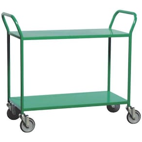Bordsvagn Grön, 2 hyllplan